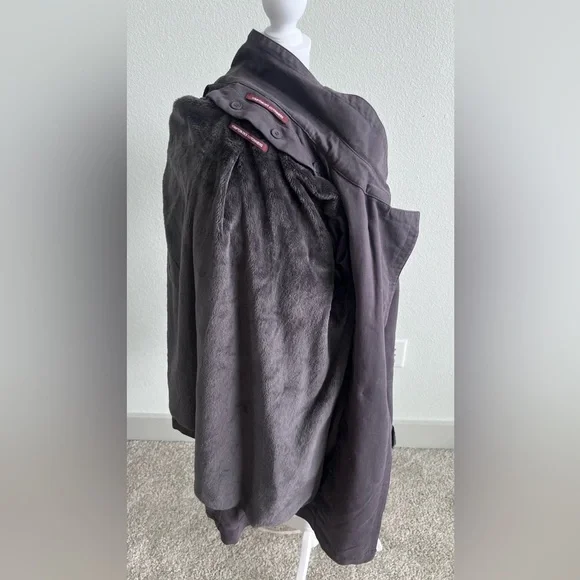 Comptoir Des Cotonniers women’s Purple Trench Coat with warm layer small $650 - Picture 16 of 16